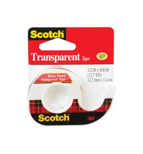 1/2 in. W X 450 in. L Transparent Tape