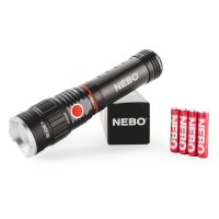 Nebo Slyde Plus 400 lm Storm Gray LED Work Light Flashlight AAA