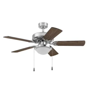 (image for) 44 in. Dual Mount Ceiling Fan, Brushed Nickel