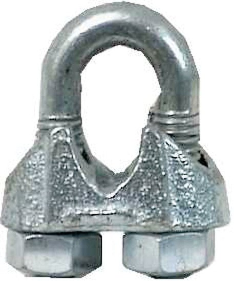 Chain Galvanized Malleable Iron Wire Rope Clip 1-1/2 in