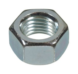 9/16 in. Zinc-Plated Steel USS Hex Nut 50 pk