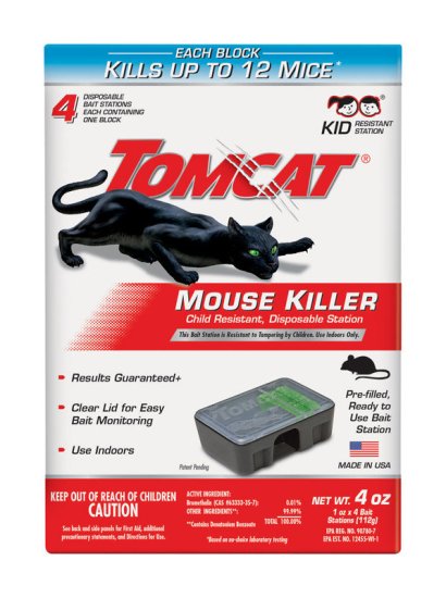 Bait Station Blocks For Mice 4 pk