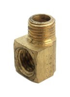 1/4 in. FPT x 1/4 in. Dia. MPT Brass 90 Degree Street Elbow