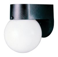 Gloss Black Switch Incandescent Light Fixture