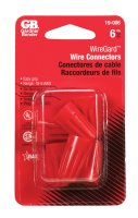 WingGard 18-10 Ga. Copper Wire Wire Connector Red