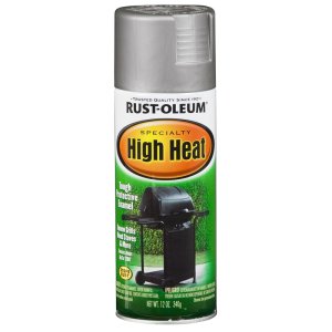 Specialty Satin Silver High Heat Spray Paint 12 oz.