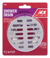 1-1/2 in. Dia. Stainless Steel Shower Drain