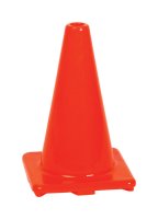 12 in. Round Orange Safety Cone 1 pk