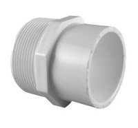 1-1/2 in. MPT x 2 in. S Male Adapter PVC