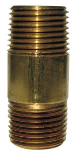 1/8 in. MPT x 1/8 in. Dia. x 6 in. L MPT Brass Nipple