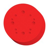 5 in. Ceramic Blend Hook and Lock Sanding Disc Assorted G