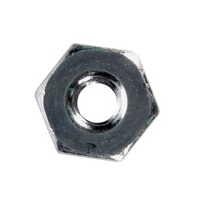 6 in. Zinc-Plated Steel SAE Screw Nut 100 pk