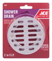 2 in. Dia. Stainless Steel Shower Drain