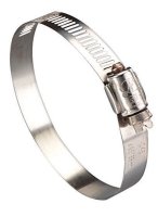 Hy Gear 1-1/4 in. to 2-1/4 in. SAE 28 Silver Hose Clamp St