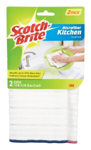 Microfiber Cleaning Cloth 12.2 in. W x 11.4 in. L 2