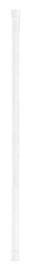 60 in. Adjustable Shower Curtain Rod White