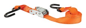 1 in. W x 6 ft. L Orange Tie Down Strap 300 lb. 4 pk