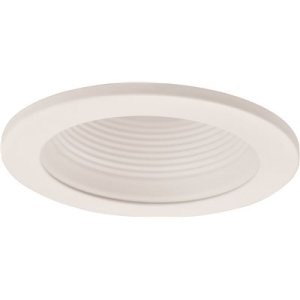 RECESSED LIGHTING UNIVERSAL 4 IN. WHITE METAL BAFFLE WI