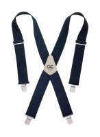 4 in. L x 2 in. W Nylon Suspenders Blue 1 pair