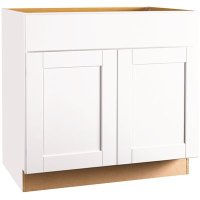 Shaker Assembled 30x34.5x24 in. Sink Base Kitchen Cabinet