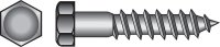 3/8 in. x 2-1/2 in. L Hex Stainless Steel Lag Screw 25 p