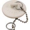 1 in. - 1-1/2 in Rubber Stopper with 11 in. Metal Chain (5-Pack)