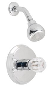 Essentials Single Handle Shower 1-Handle Chrome Shower