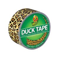 1.88 in. W x 10 yd. L Multicolored Leopard Duct Tape