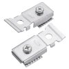 (image for) Metallic Steel Clip for Bifold Closet Door Track 2 pc