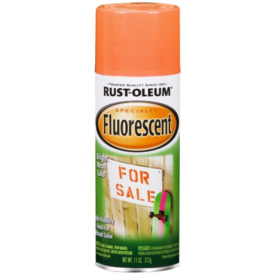 Specialty Fluorescent Orange Spray Paint 11 oz.