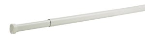 Enamel White Tension Rod 22 in. L x 36 in. L