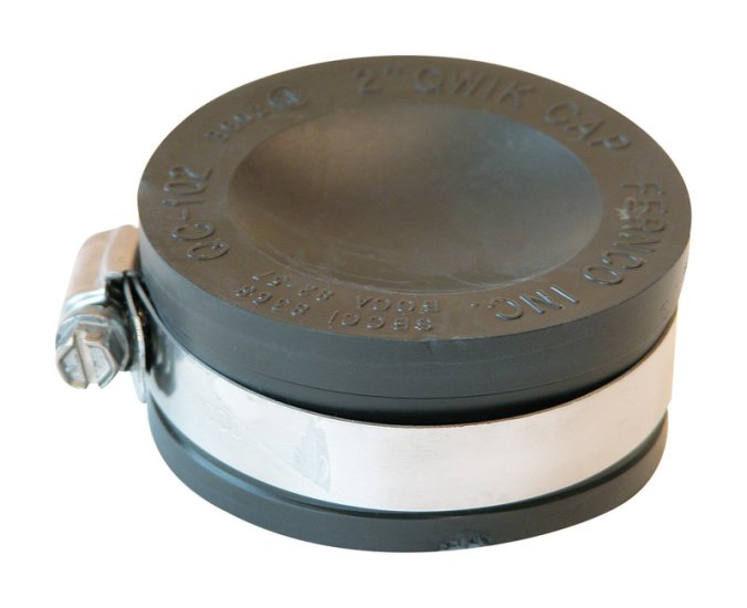 Schedule 40 2 in. Hub Hub PVC Drain Cap