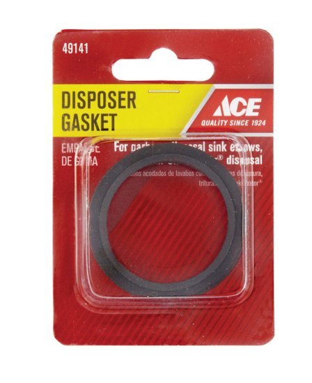 1-1/2 in. Black Rubber Garbage Disposal Gasket