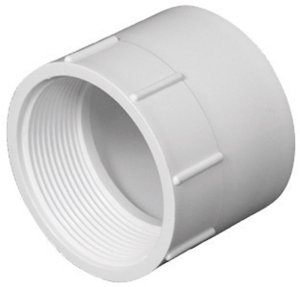 Schedule 40 3 in. Hub x 3 in. Dia. FPT PVC Pipe A