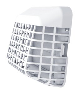 White Plastic Dryer Vent Hood