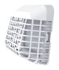 White Plastic Dryer Vent Hood