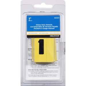 Hillman 1 in. Card Stock Heavy Duty Stencil Set 47 pk