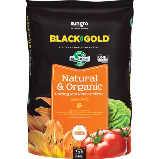 Black Gold Organic All Purpose Potting Mix 2 cu ft
