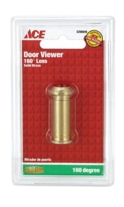 0.5 in. Dia. 160 deg. Bright Brass Door Viewer