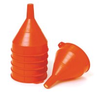 Orange 8-1/2 in. H Plastic 64 oz. Funnel