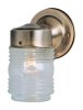 (image for) 1 Antique Brass Clear Wall Sconce
