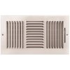 (image for) 12 in. x 6 in. 3-Way Steel Wall/Ceiling Register