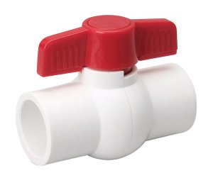 ProLine 1/2 in. PVC Compression Ball Valve Full Port