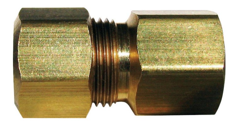 3/8 in. Compression x 1/2 in. Dia. Female Brass Adapter