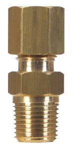 5/8 in. Compression x 1/2 in. Dia. Male Brass Connector