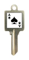 Ace of Spades House/Office Key Blank SC1 - KL0 Single side