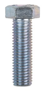 3/4 in. Dia. x 2-1/2 in. L Zinc Plated Steel Hex Bolt 20