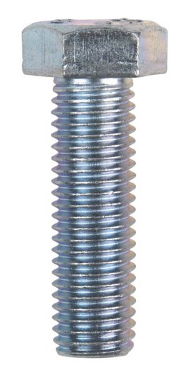 3/4 in. Dia. x 2-1/2 in. L Zinc Plated Steel Hex Bolt 20