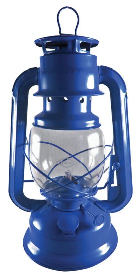 Blue Lantern 12 in. H x 5-1/2 in. W x 11 in. L 1 pk