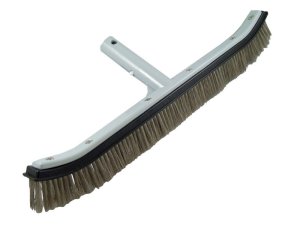 Pool Brush 2.5 in. W X 18 in. L Stainless Steel Bristles